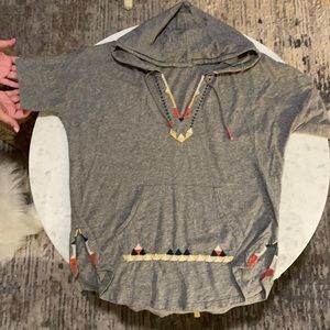 Short sleeved Lucky Brand hoodie